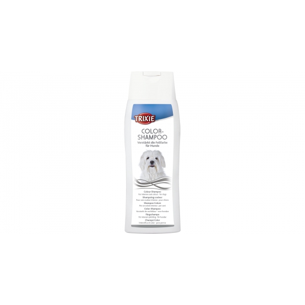Color šampon-bílý 250ml TRIXIE - pro světlé a bílosrsté psy