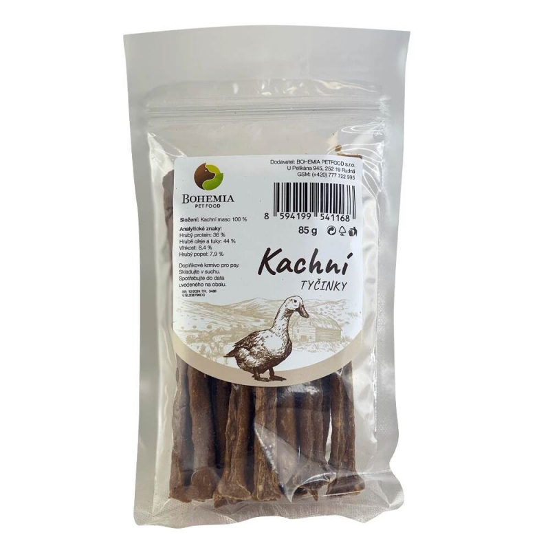 Bohemia - Kachní tyčinky pro psy 85g