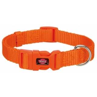 Oranžový nylonový obojek pro psy TRIXIE PREMIUM - 40-65 cm/25 mm (L-XL)