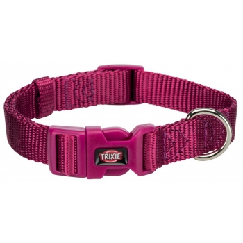 Fuchsiový nylonový obojek pro psy TRIXIE PREMIUM - 40-65 cm/25 mm (L-XL)