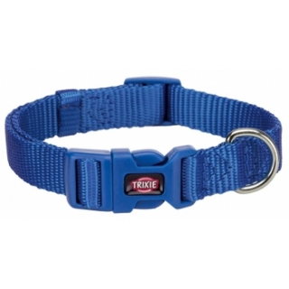 Modrý nylonový obojek pro psy TRIXIE PREMIUM - 35-55 cm/20 mm (M-L)