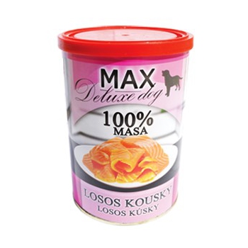 MAX deluxe losos kousky 400g