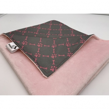 Cestovní deka Foot Pink, 100cm x 80cm