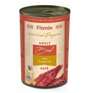 Fitmin dog Purity tin konz.Beef with lindseed oil 400g