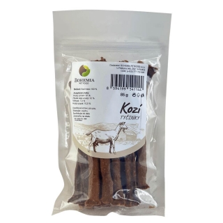 Bohemia - Kozí tyčinky pro psy 85g